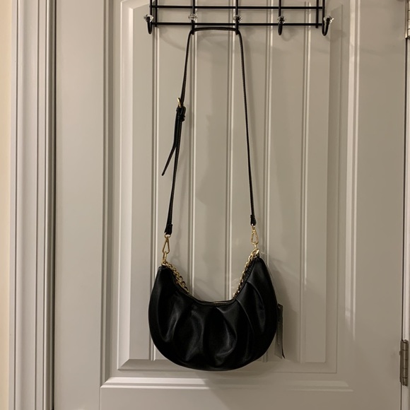 Black Soft Leather Crossbody - Picture 12 of 16